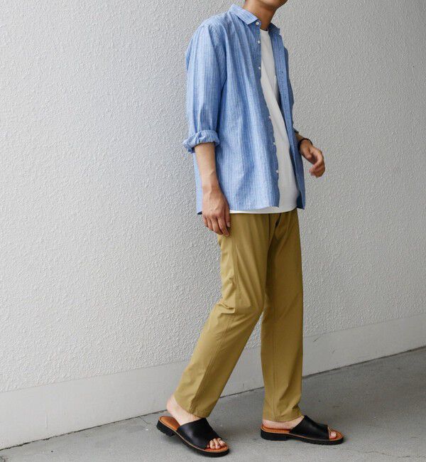 SHIPS any「SHIPS any:〈洗濯機可能/撥水〉4WAYストレッチ スリム テーパード テック チノ パンツ◇」|チノ|