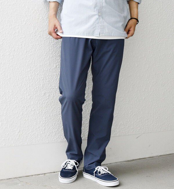 SHIPS any「SHIPS any:〈洗濯機可能/撥水〉4WAYストレッチ スリム テーパード テック チノ パンツ◇」|チノ|