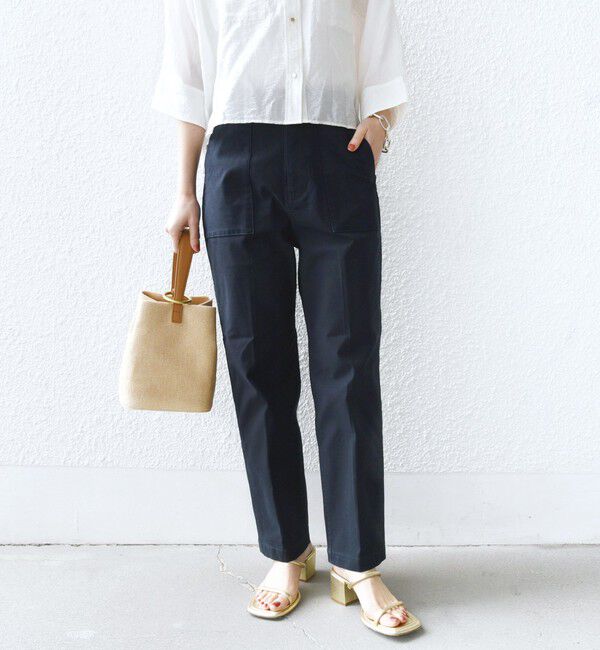 SHIPS for women「〈洗濯機可能〉ミリタリー ベイカー パンツ」|その他|ネイビー