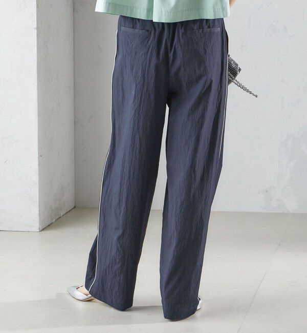 SHIPS for women「〈手洗い可能〉ナイロン混 ドロスト パンツ」|その他|