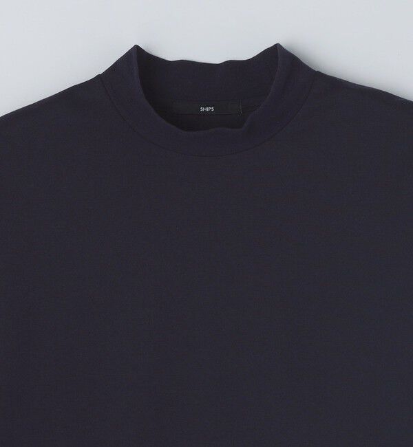 SHIPS「SHIPS: FELCERA(R) モック ネック ロングスリーブ Tシャツ」|Tシャツ・カットソー|