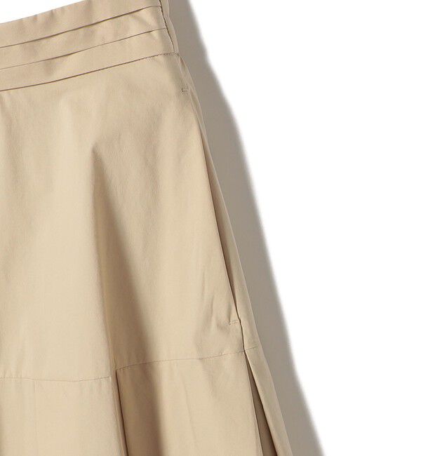 SHIPS for women「SHIPS Primary Navy Label:〈手洗い可能〉アシメ タック スカート」|スカート|