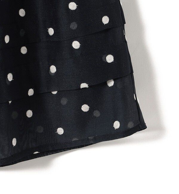SHIPS for women「〈手洗い可能〉ドット 刺繍 ギャザー スカート」|スカート|