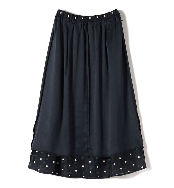SHIPS for women「〈手洗い可能〉ドット 刺繍 ギャザー スカート」|スカート|