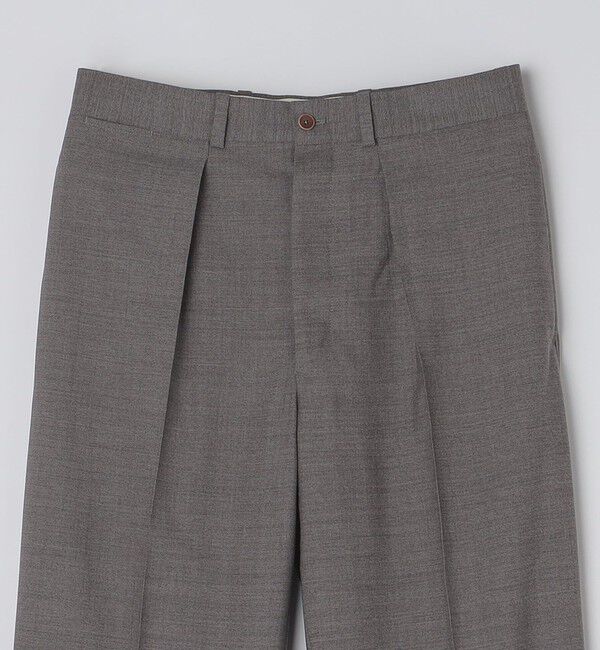 SHIPS「BERNARD ZINS: WALLIS トロピカル ソリッド スラックス」|スラックス|