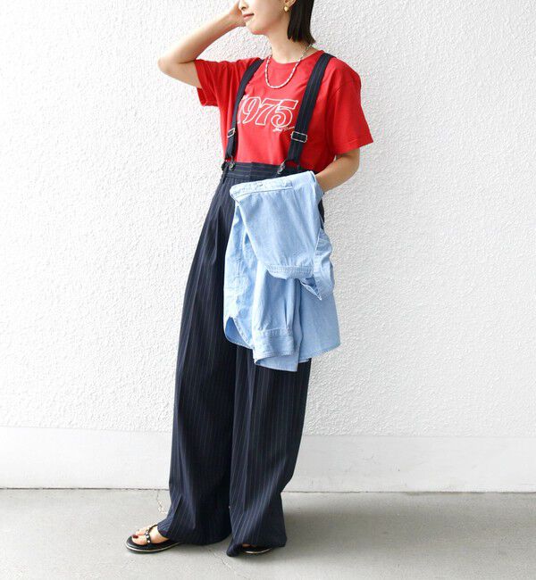 SHIPS for women「【WEB限定】モチーフ 刺繍 プリント TEE」|Tシャツ・カットソー|