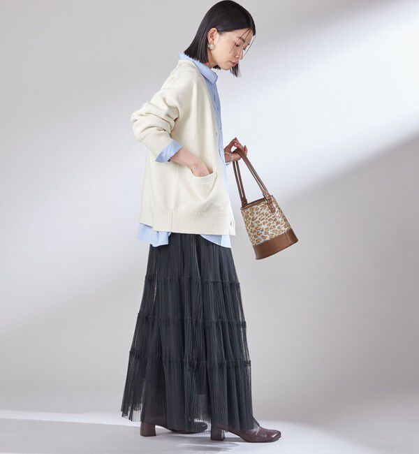 SHIPS for women「〈手洗い可能〉サガラ ワッペン レタード カーディガン」|カーディガン|