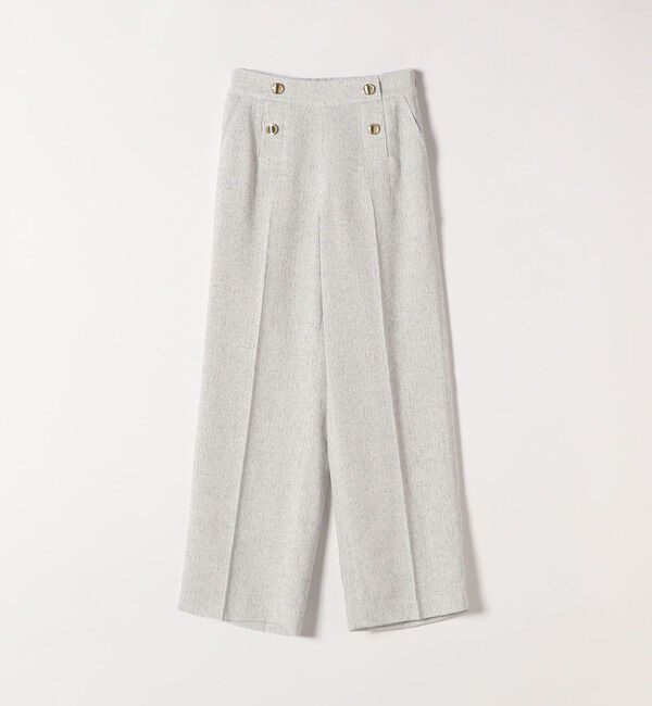 SHIPS any「SHIPS any:〈洗濯機可能〉ツイード ライク マリン パンツ［NAVY BLUE］」|スラックス|