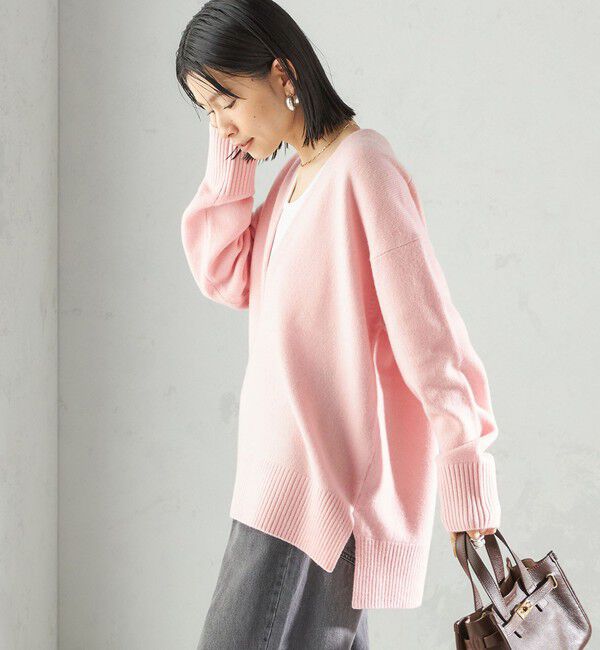 SHIPS for women「〈手洗い可能〉ウール カシミヤ Vネック プルオーバー」|ニット・セーター|