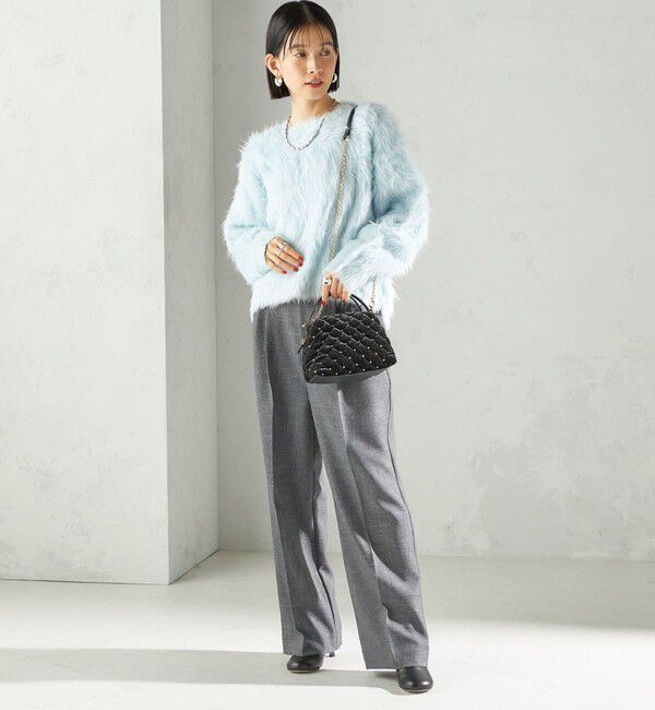 SHIPS for women「ポリエステル ベロア キルティング バッグ」|ショルダー・メッセンジャー|