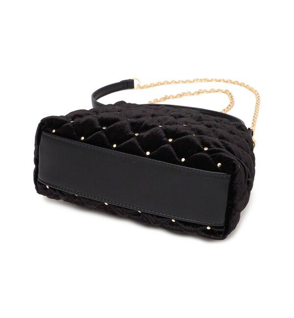 SHIPS for women「ポリエステル ベロア キルティング バッグ」|ショルダー・メッセンジャー|