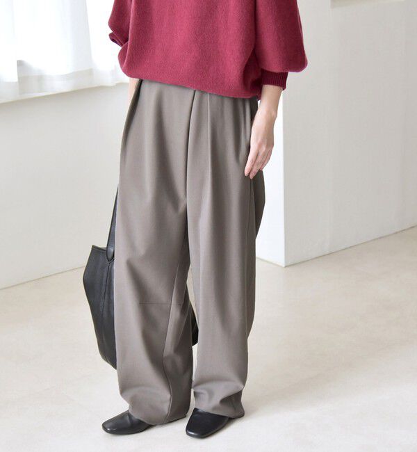 quaranciel「quaranciel:〈洗濯機可能〉ウォーム タック バレル イージー パンツ」|その他|
