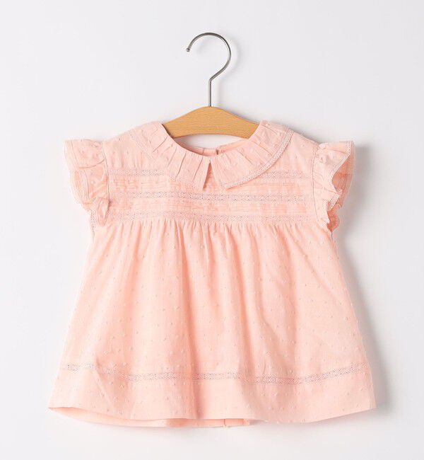 SHIPS KIDS「SHIPS KIDS:70～80cm /ベビー レース セットアップ」|その他ベビーウェア|