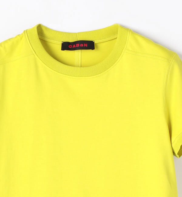CABaN「コットン リブコンビクルーネックプルオーバー」|Tシャツ・カットソー|
