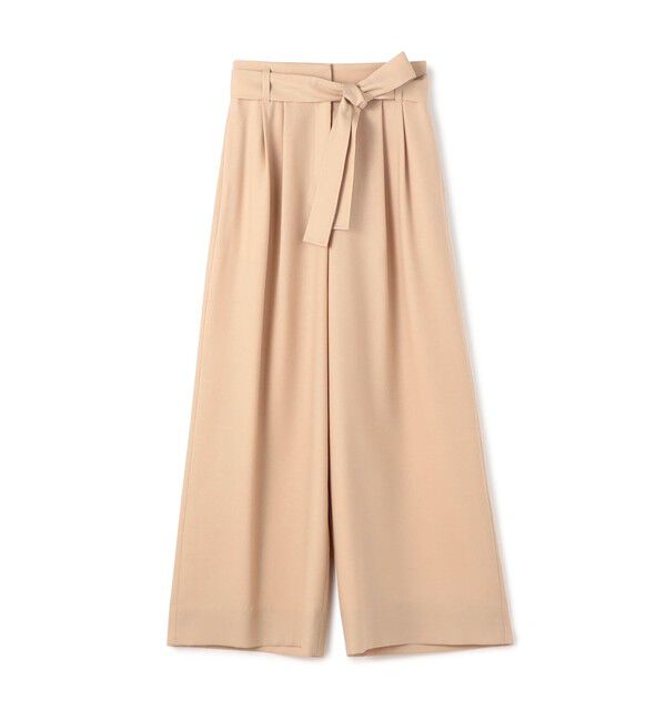 Ballsey「ライトカルゼ ベルテッドパンツ」|スラックス|43 ベージュ