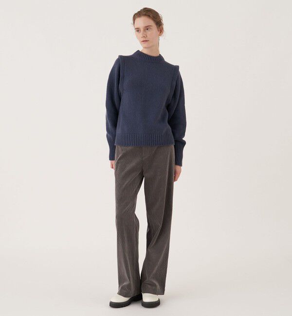 GALERIE VIE「ファインウール レイヤードプルオーバー」|ニット・セーター|