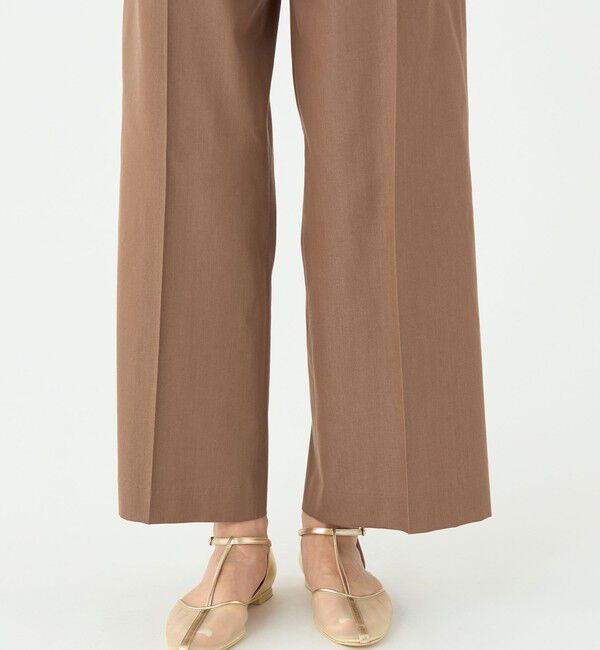 TOMORROWLAND collection「コットンシルクデニム ワイドストレートパンツ」|その他|