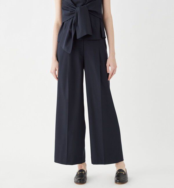 TOMORROWLAND collection「シャイニーシャーク センタープレスワイドパンツ」|その他|