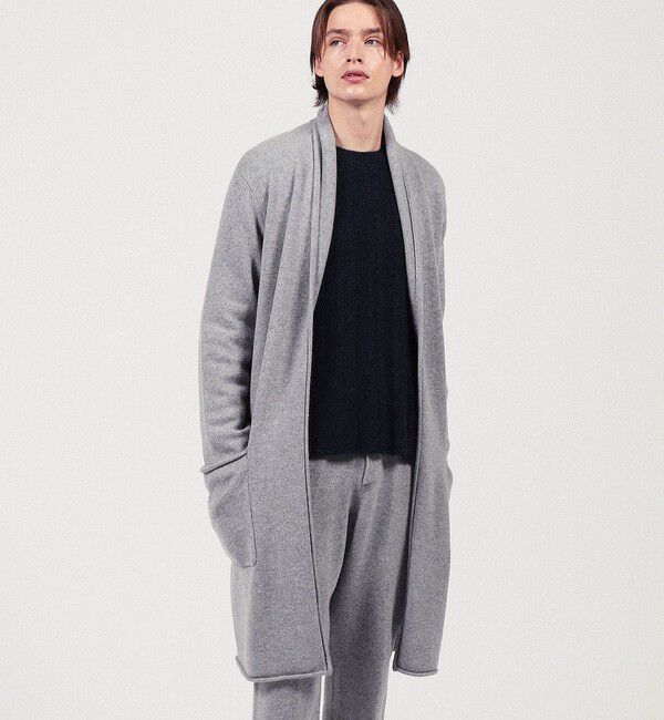 JAMES PERSE「リサイクルカシミヤ ベルテッドローブ MRBC2122」|カーディガン|