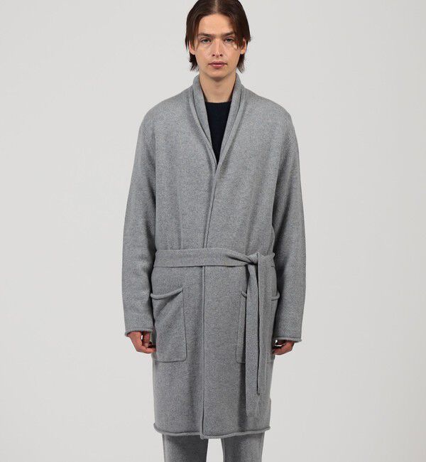 JAMES PERSE「リサイクルカシミヤ ベルテッドローブ MRBC2122」|カーディガン|