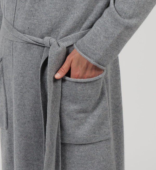 JAMES PERSE「リサイクルカシミヤ ベルテッドローブ MRBC2122」|カーディガン|