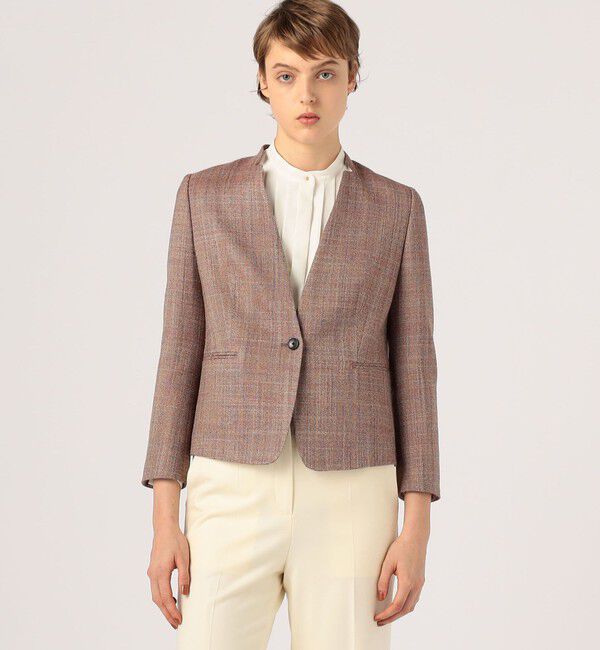 TOMORROWLAND collection「メランジウィンドウペン キザミカラージャケット」|その他|