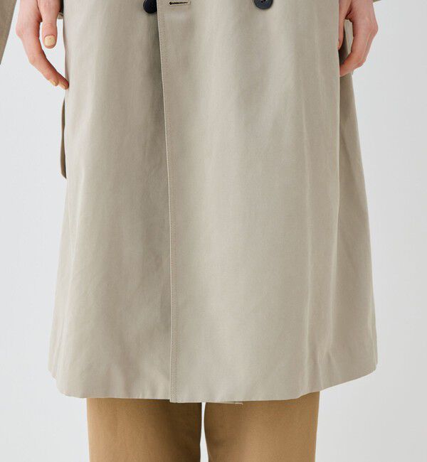 GALERIE VIE「ピーチクロス オーバートレンチコート」|トレンチコート|