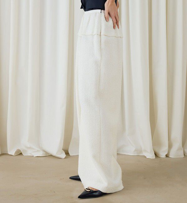 DES PRES「ツイストヤーンツイード ボリュームパンツ」|その他|