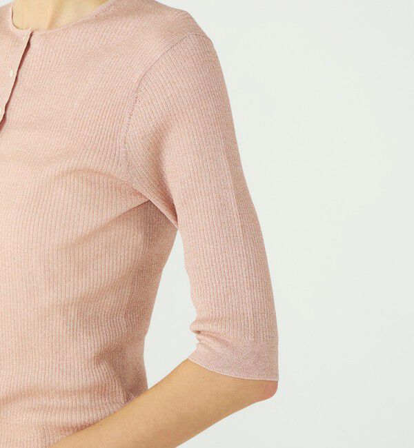 Ballsey「マーセライズドコットン クルーネックカーディガン」|カーディガン|