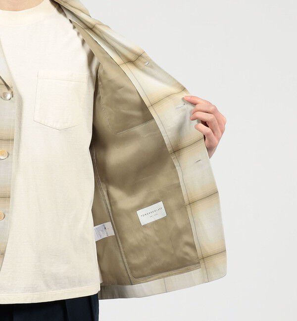TOMORROWLAND MENS「【別注】PENDLETON コットンシルク トップスタージャケット」|テーラードジャケット|