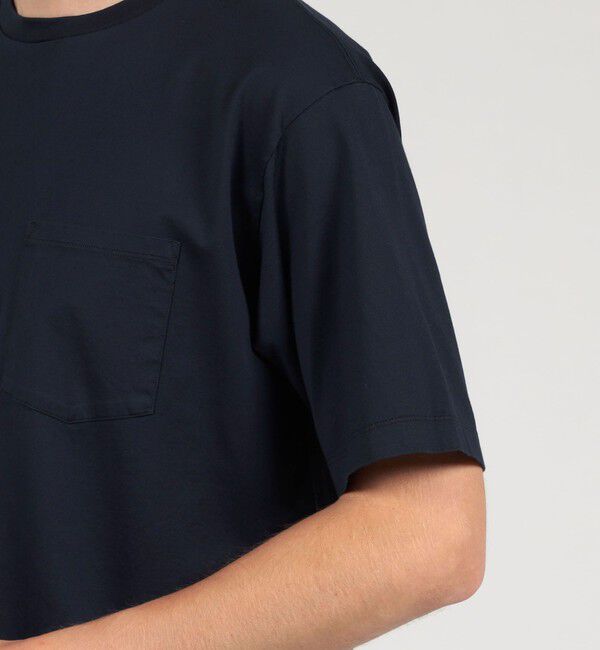 TOMORROWLAND MENS「ギザコットン ハーフスリーブ ポケットTシャツ」|Tシャツ・カットソー|