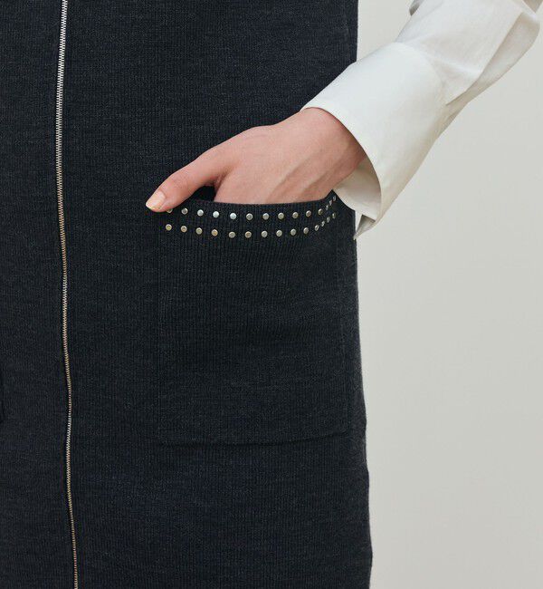 DES PRES「ハーフカーディガン ミドルジレ」|ベスト・ジレ|