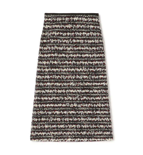 TOMORROWLAND collection「ファンシートリコット タイトストレートスカート」|タイト|18 ブラック系