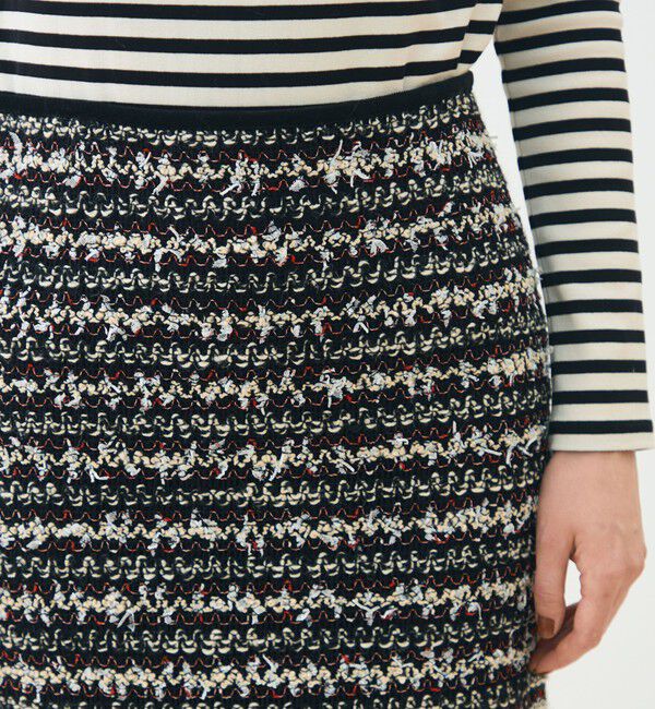 TOMORROWLAND collection「ファンシートリコット タイトストレートスカート」|タイト|