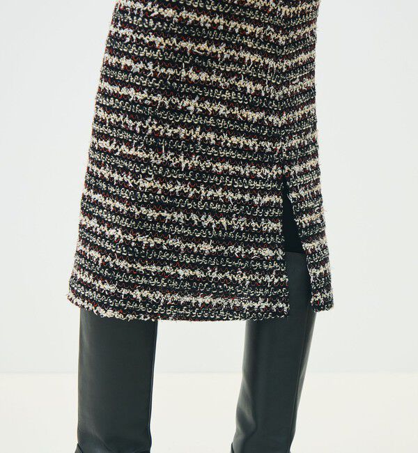 TOMORROWLAND collection「ファンシートリコット タイトストレートスカート」|タイト|