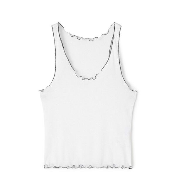 DES PRES「 コットンジャージー タンクトップ」|タンクトップ|11 ホワイト