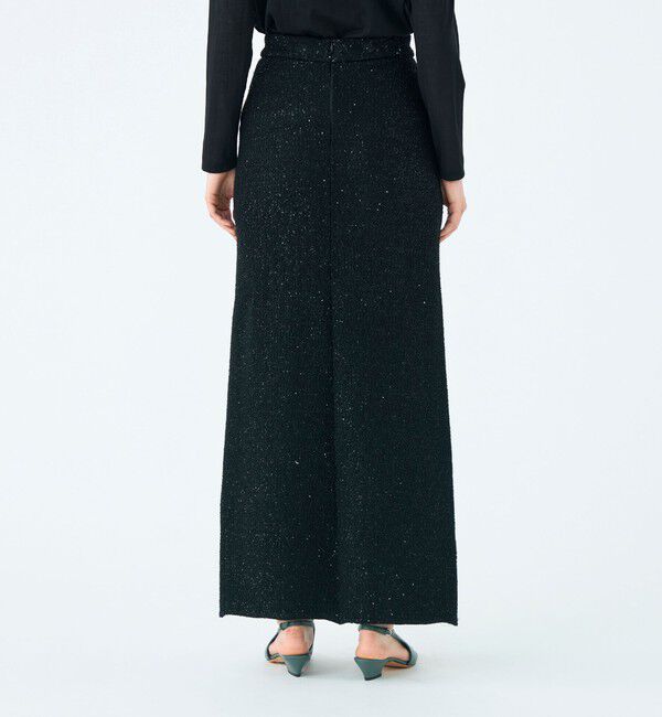 Ballsey「ストレッチスパンコール タイトロングスカート」|タイト|