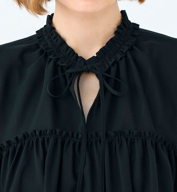 Ballsey「シアートロピカル ボリュームギャザーブラウス」|シャツ・ブラウス|