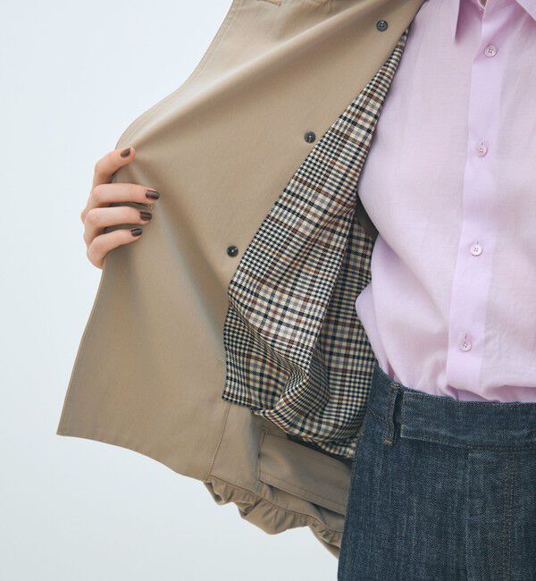 MACPHEE「コットンナイロンシャンブレー ブルゾン」|ブルゾン・スタジャン|