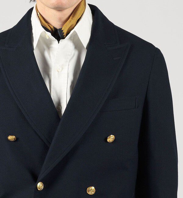 TOMORROWLAND MENS「コットン ダブルブレステッド 6Bジャケット DONDI」|テーラードジャケット|