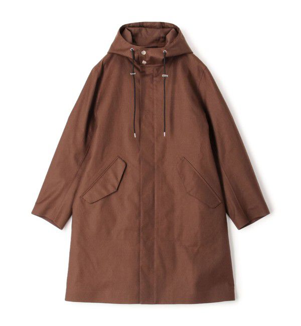 TOMORROWLAND MENS「【別注】MACKINTOSH GRANISH ウールボンディング フーデッドコート」|ミリタリー・モッズコート|37 バーガンディー