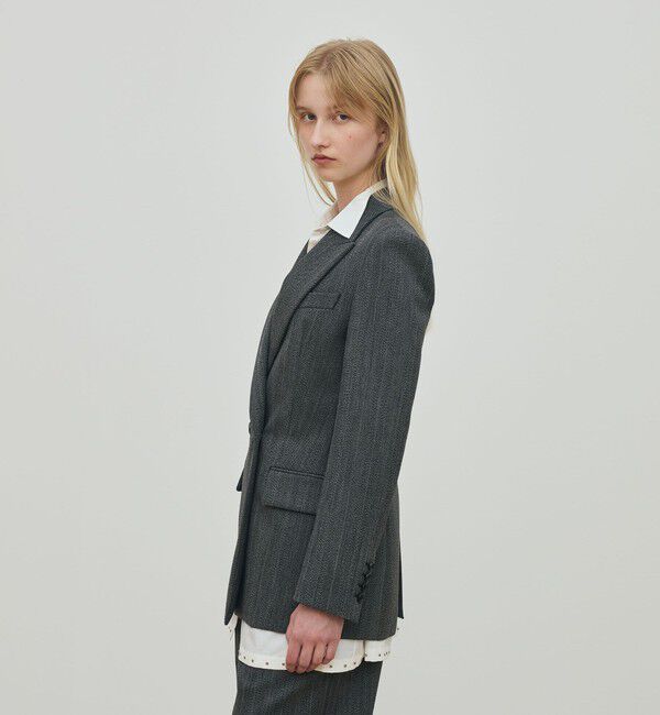 DES PRES「シェトランドへリンボーン テーラードジャケット」|テーラードジャケット|