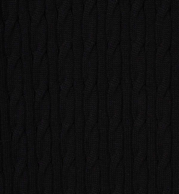 TOMORROWLAND MENS「コットンシルク ポロカラー ケーブルニット」|ニット・セーター|