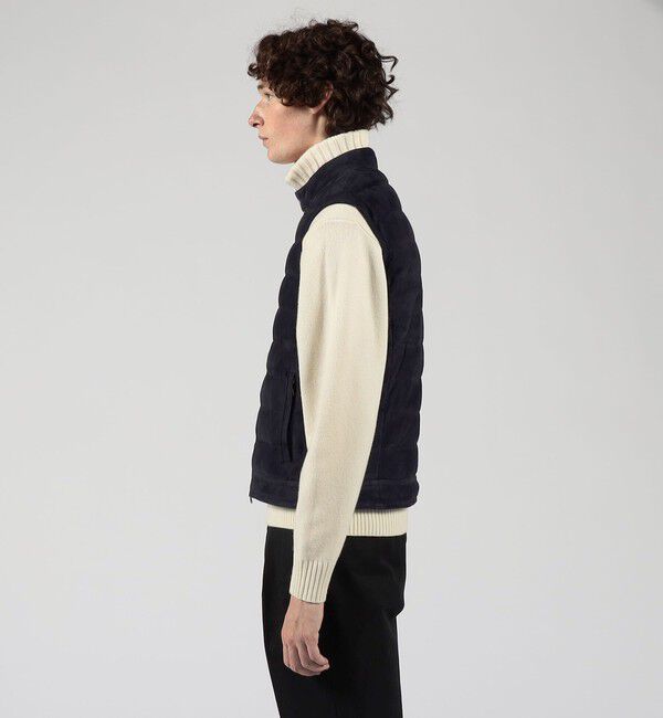 TOMORROWLAND MENS「【別注】EMMETI JURI スエード ダウンベスト」|ダウンベスト・ベスト|