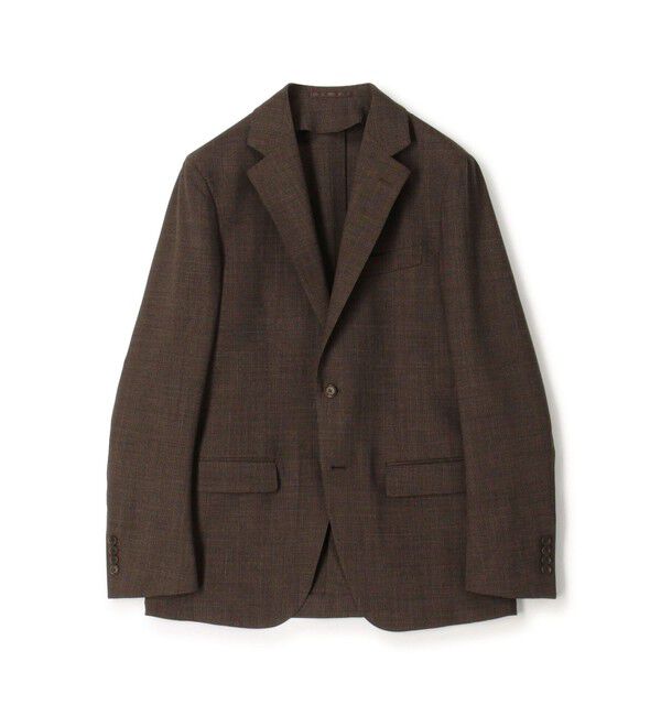 TOMORROWLAND MENS「Super130'sウール シングルブレステッド2Bジャケット DRAGO SWING」|テーラードジャケット|48 ブラウン系