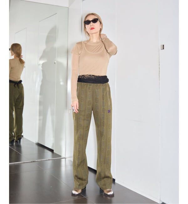  「ASHER SASKIA LONGSLEEVE MICRO V L266-J134：Tシャツ」|Tシャツ・カットソー|