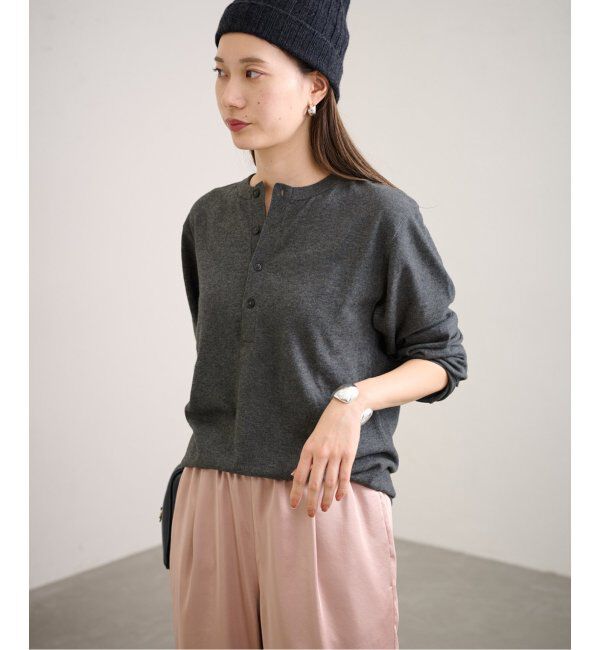 FRAMeWORK「EXTREME CASHMERE/エクストリームカシミヤ X herman C/CAヘンリーネック」|ニット・セーター|