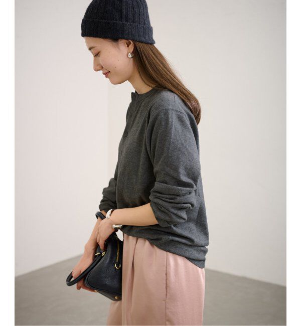 FRAMeWORK「EXTREME CASHMERE/エクストリームカシミヤ X herman C/CAヘンリーネック」|ニット・セーター|