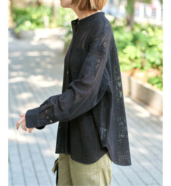 Spick and Span「《追加3》PEレースシャツ」|シャツ・ブラウス|