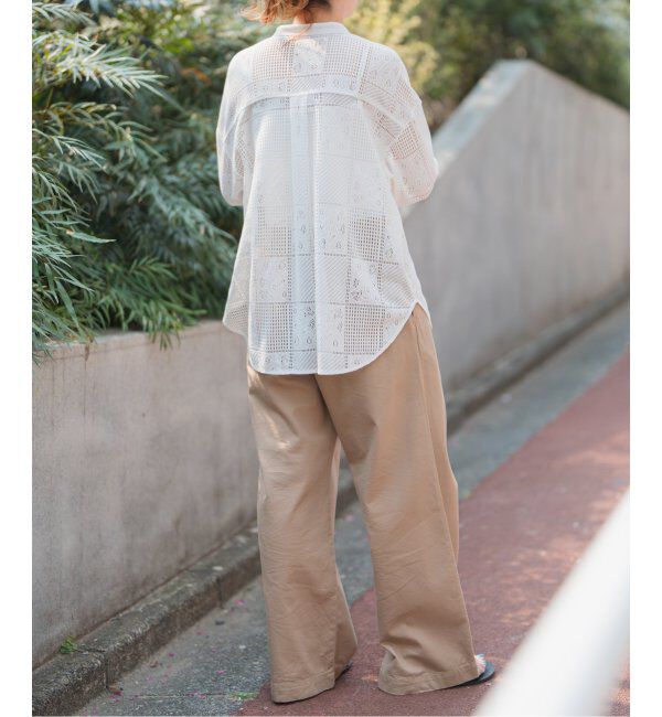 Spick and Span「《追加3》PEレースシャツ」|シャツ・ブラウス|